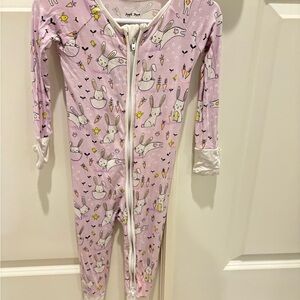 Little Sleepies Lavender Bunny Kids One Piece
